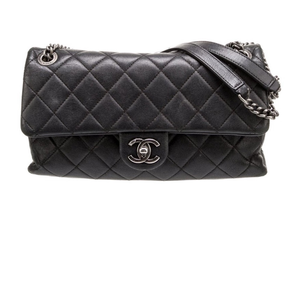 Chanel Black Quilted Leather Shoulder Bag